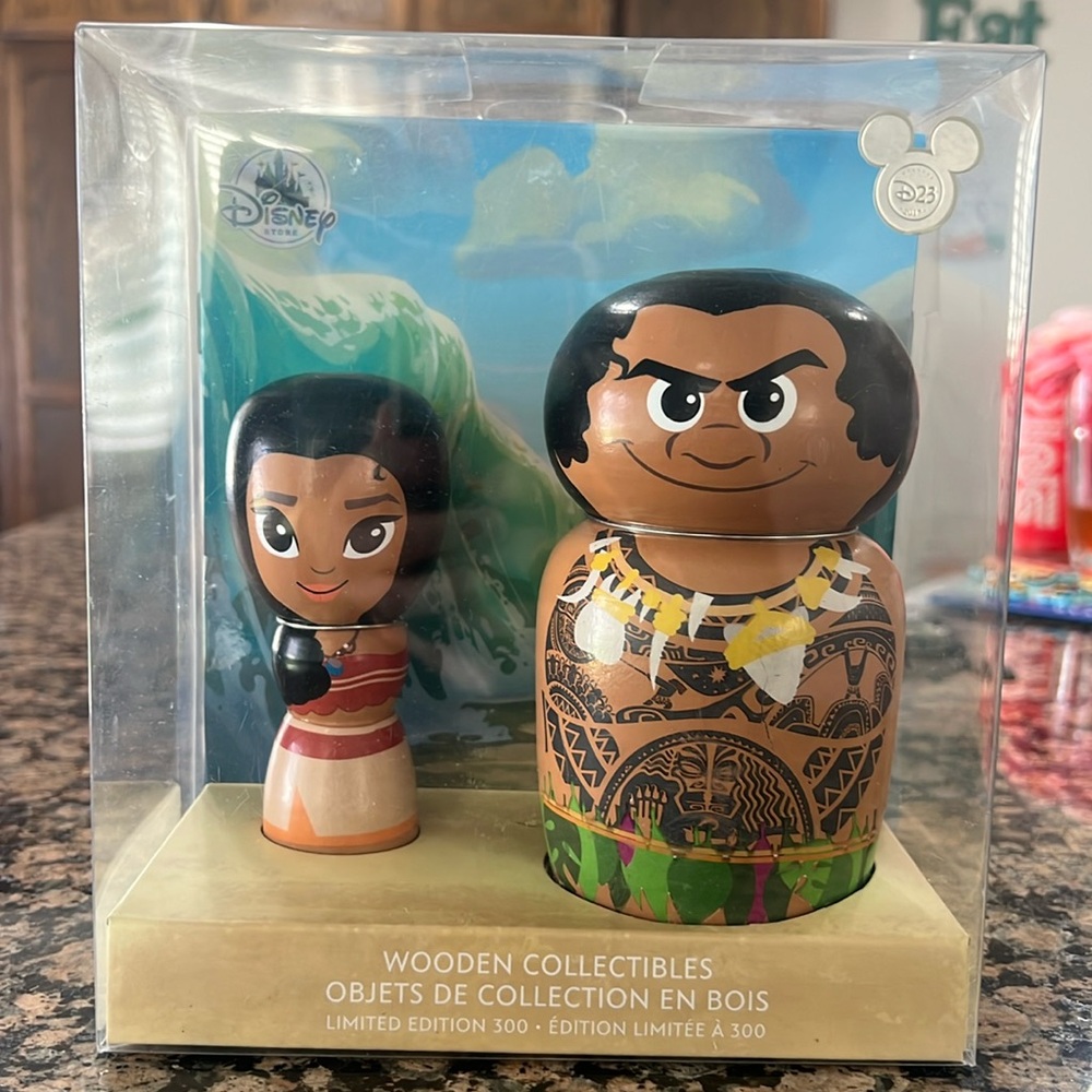 Disney Moana Wooden Collectibles